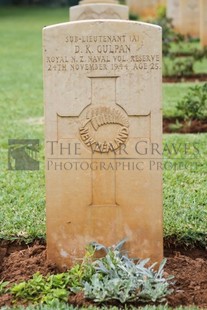 BEIRUT WAR CEMETERY - CULPAN, DESMOND KEITH